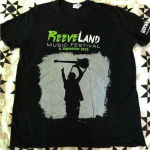 REEVELAND Music Festival 2015 in Germany Tshirt Mens’ L Warwick Bass Sponsor NEW